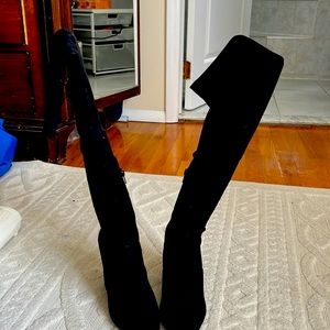 Black Steve Madden over the knee boots brand new never worn